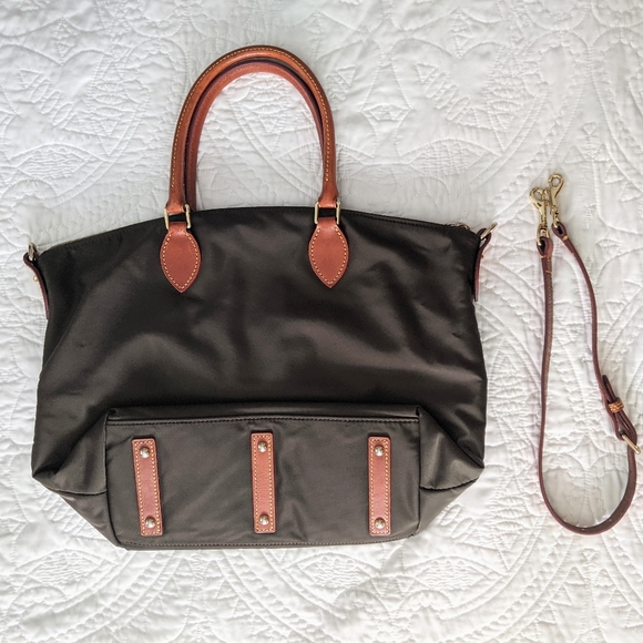 Dooney & Bourke Large Nylon Pocket Satchel - Picture 4 of 9